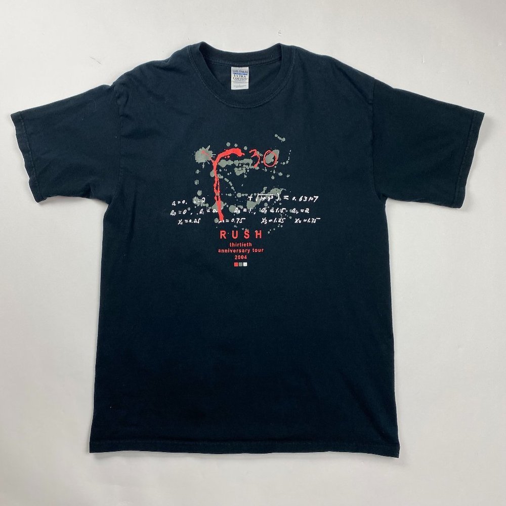 RUSH "R30" 2004 Thirtieth Anniversary Tour Concert t-shirt Vintage Band Tee Y2K